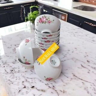 Combo 10 chén sứ gốm sứ CK Việt Nam | chén cơm | chén sứ