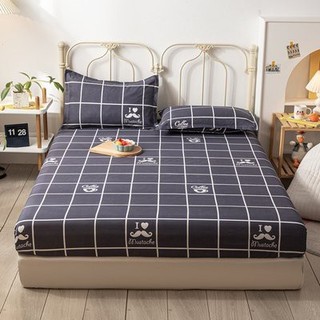 Ga Trải Giường Cotton Poly, Ga Nệm Drap Giường M2 M4 M5 M6 M8 2M2 Đủ Họa Tiết - HappyBedding (Bo Chun Miễn Phí)