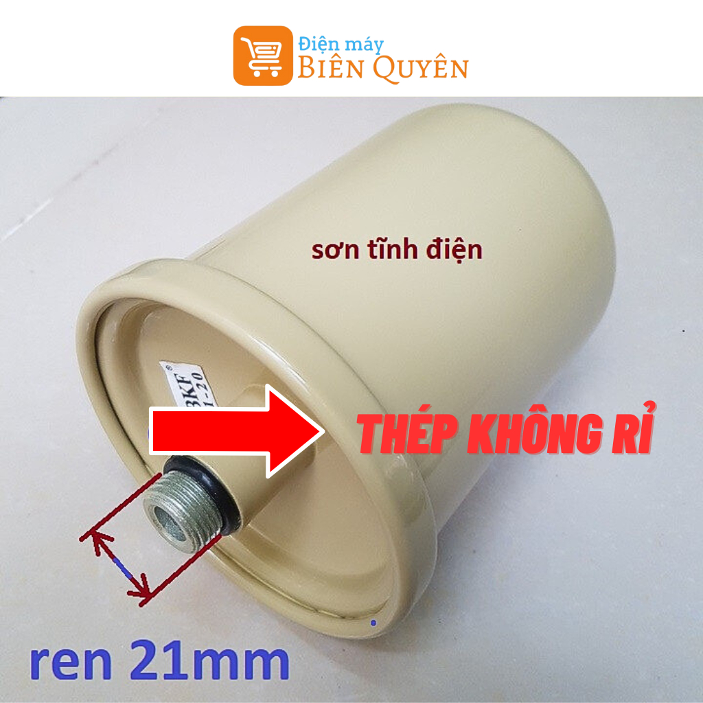 Bình tăng áp- bầu tăng áp máy bơm nước loại tốt(màu đen, vàng, xanh)
