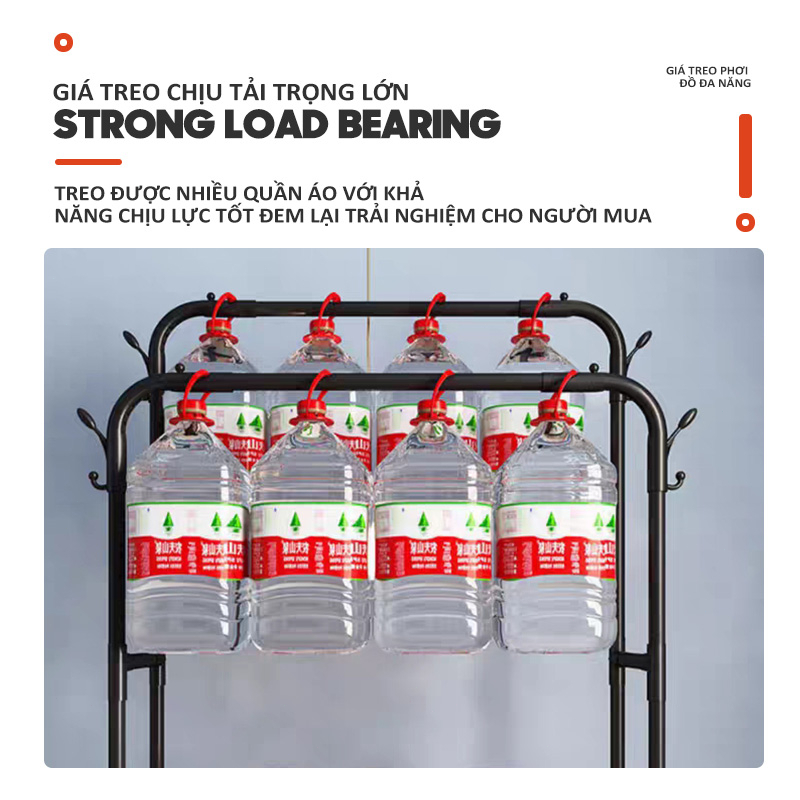 Kệ Treo Quần Áo Bằng Sắt BELLEVIE Giá Treo Quần Áo Kim Loại Chắc Chắn Tiện Lợi | BigBuy360 - bigbuy360.vn