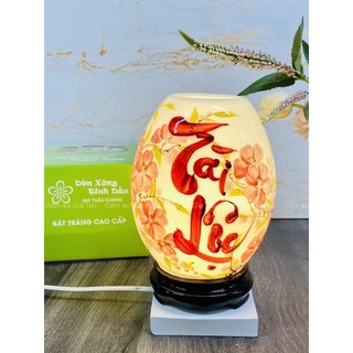 (Đặt vẽ cho khách) Đèn xông tinh dầu size trứng cao 22cm