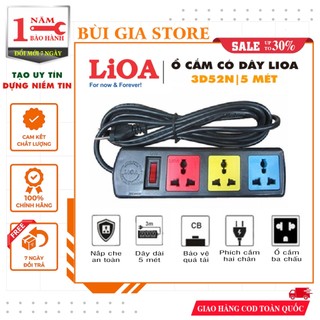 Ổ cắm đa năng cao cấp lioa 3d52n
