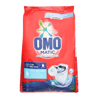 Bột giặt OMO Matic xoáy bay 100 % vết bẩn công nghê xanh túi 2,9kg