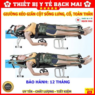 Giường Kéo Giãn Cột Sống Lưng - Cổ - Toàn Thân, Điều Trị Đau Nhức Mỏi Cơ Xương Khớp, Thoát Vị, Thoái Hoá
