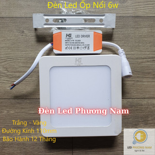 Đèn led ốp trần 6w siêu sáng [ Ốp Nổi ]