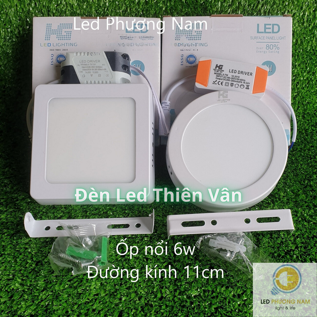 Đèn Led Ốp Nổi 6w siêu sáng [ Ốp Trần ]