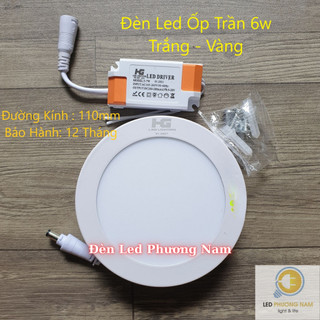 Đèn Led Ốp Nổi 6w siêu sáng [ Ốp Trần ]