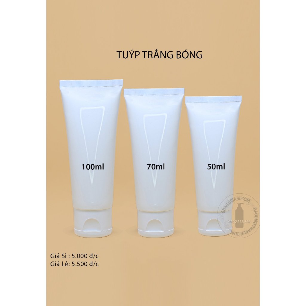 TUÝP TRẮNG BÓNG NHIỀU KÍCH THƯỚC