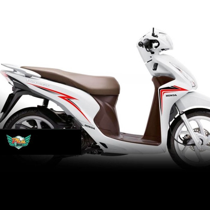 Tem rời Vision mới chỉ xe trắng (W)