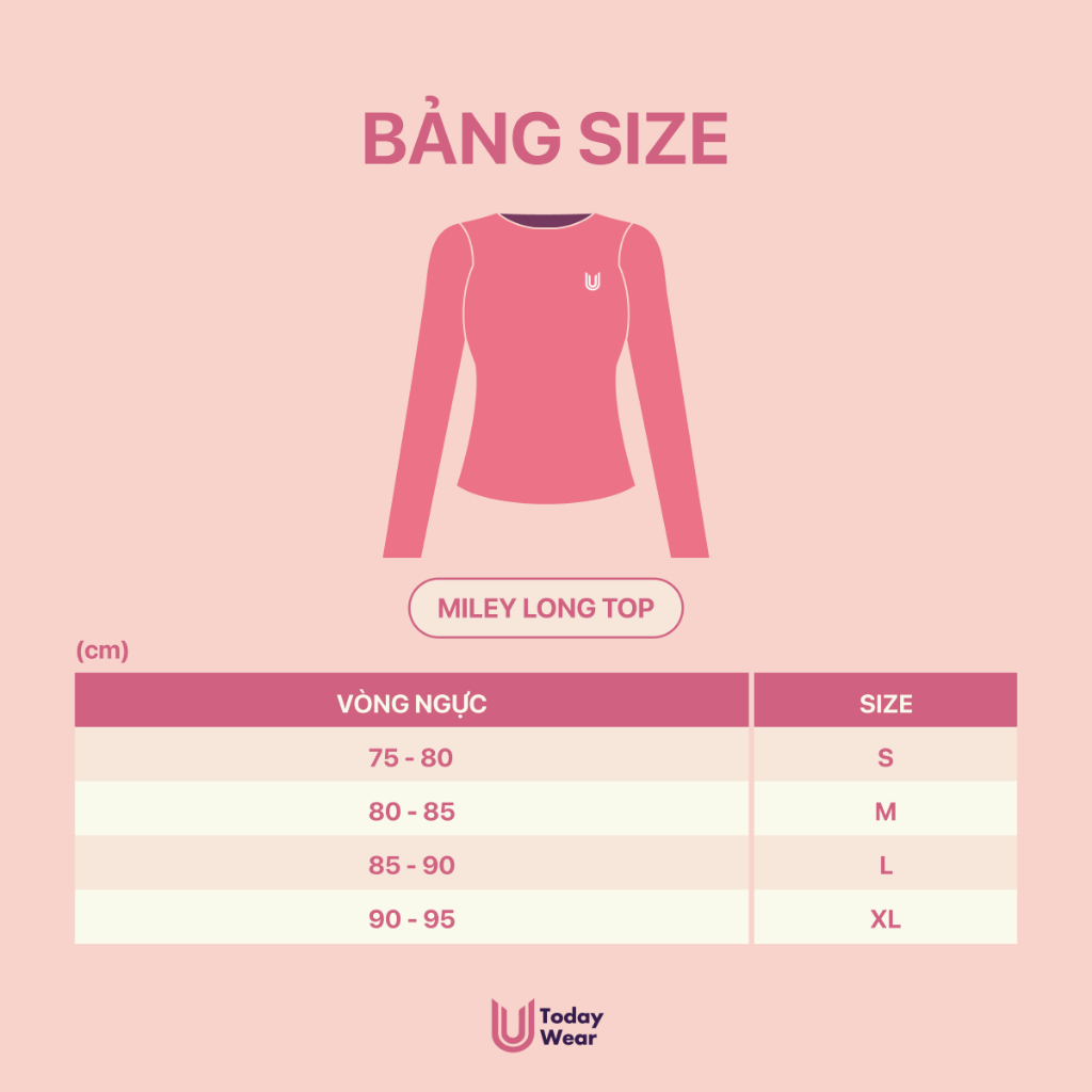 [XÀ KHO GIÁ SỐC] Áo giữ nhiệt thể thao nữ Miley Long Top Today U Wear cổ thấp giữ ấm thoải mái mềm mại tập gym yoga | BigBuy360 - bigbuy360.vn