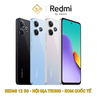 Điện thoại Redmi 12 5G 6GB/128GB Snapdragon 4 Gen 2 ,Có NFC ,Rom Tiếng việt - Hàng nhập khẩu