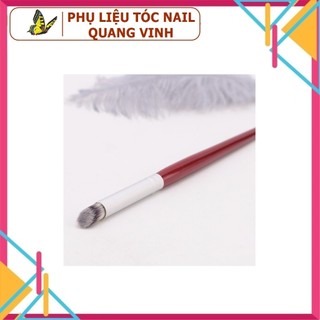 Cọ ombre cán gỗ đầu xéo