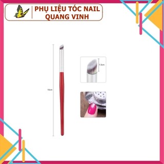 Cọ ombre cán gỗ đầu xéo