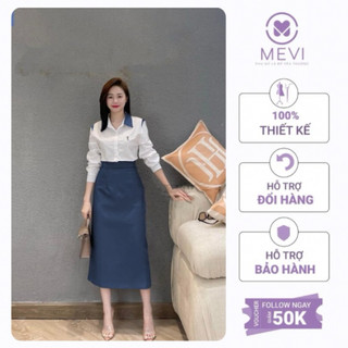 VÁY DÀI CÔNG SỞ THANH LỊCH GỌN GÀNG - V3045 Mái Em