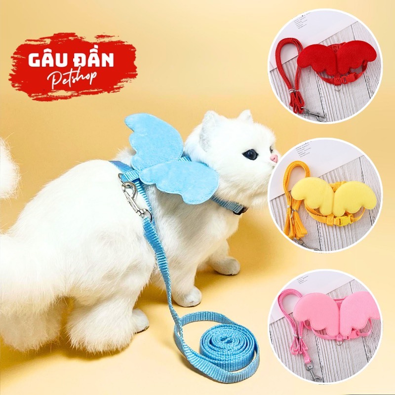 Dây Dắt Cánh Thiên Thần Cho Chó Mèo