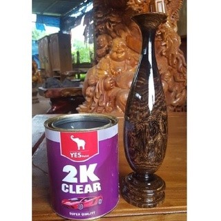 Sơn bóng 2K (bộ 1Lit) - nhanh khô, không ngã màu