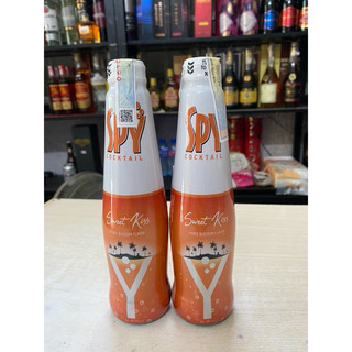Ruou Trái Cây SPY Cocktail SWEET KISS Lychee Blossom Flavor 4% 275ml-Màu Cam