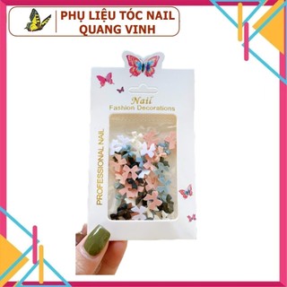 Charm nơ nail cao cấp, charm nơ gắn móng
