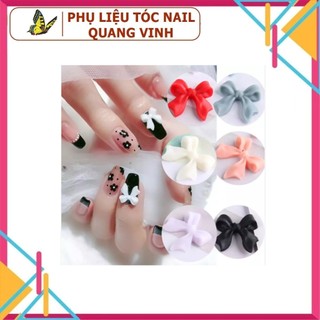 Charm nơ nail cao cấp, charm nơ gắn móng