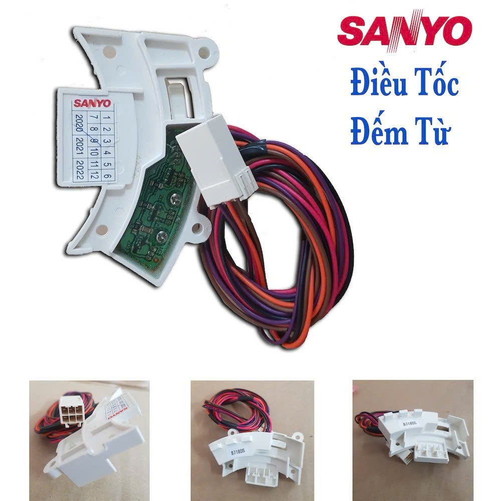 Mạch đếm từ dò cảm biến máy giặt Sanyo D900HT-D900ZT-D90VT cửa trên chính hãng