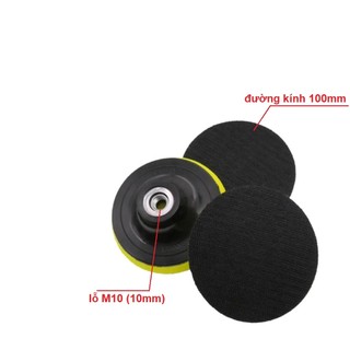 Đế chà nhám, đế dán giấy nhám tự dính - Phi 100mm; 125mm LOẠI XỊN ( Giá 1 sản phẩm)