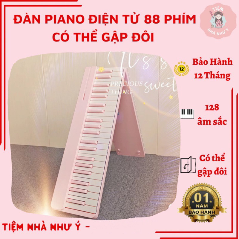 ĐÀN PIANO ĐIỆN TỬ 88 PHÍM CÓ THỂ GẬP TIỆN LỢI MANG ĐI