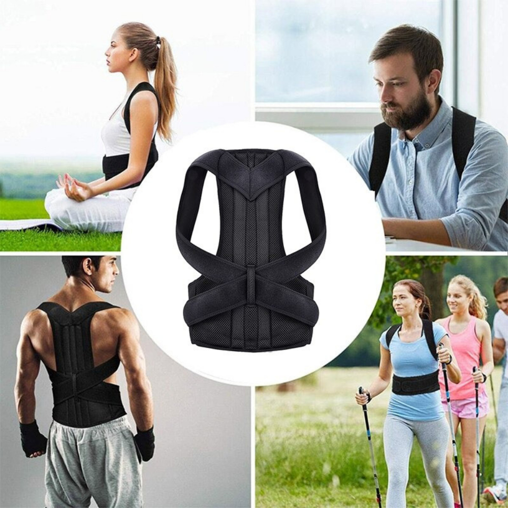 Đai Chống Gù Lưng Nam Hỗ Trợ Giảm Đau Cột Sống Vicenzo, Đai Lưng Chống Gù Cột Sống