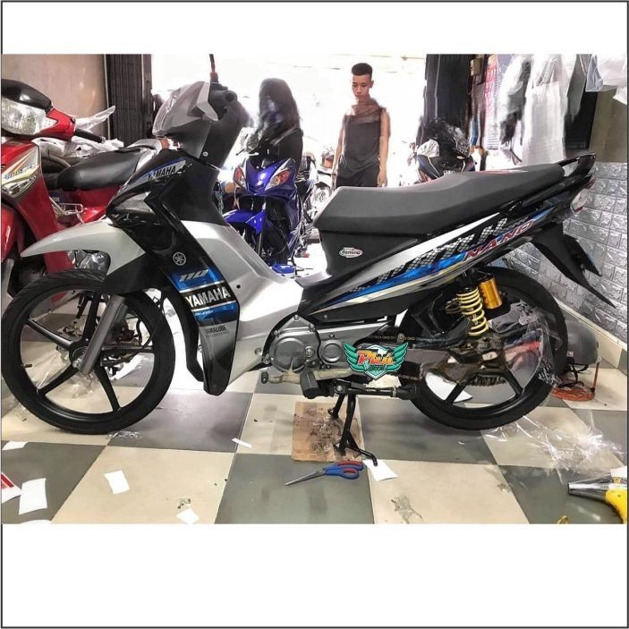 Tem Rời Sirius Fi Crom Đen xanh (O)