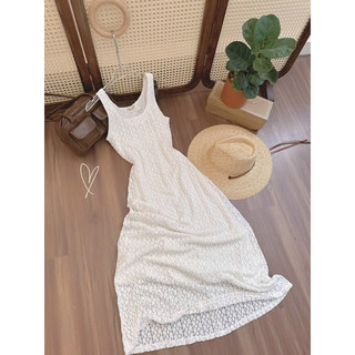 ĐẦM REN HOA MIDI 2S