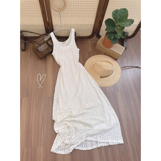 ĐẦM REN HOA MIDI 2S