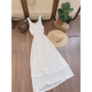 ĐẦM REN HOA MIDI 2S
