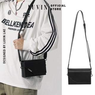 Túi Đeo Chéo Da Nam Nữ Basic Cao Cấp Đa Chức Năng Đơn, Thiết kế Túi Hộp Tiện Dụng Đẹp