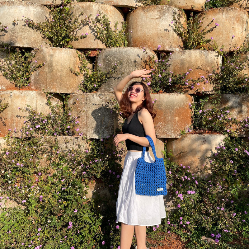 Túi tote mini đan móc | MON | WONDERLEN Crochet Studio