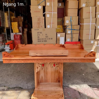 Giá Tại Xưởng Bàn thờ treo tường gỗ xoan ngang 1m hàng đẹp giá rẻ đẹp