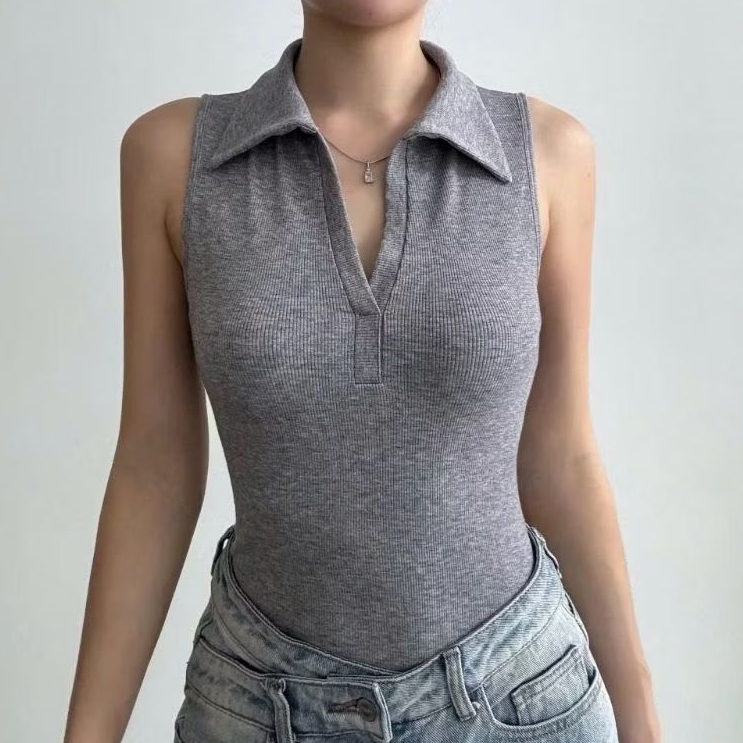 #Áo sát nách cổ trụ Polo pom dài sang trọng có Big size tặng dâyp chuyền cao cấp khi mua 2sp của shop