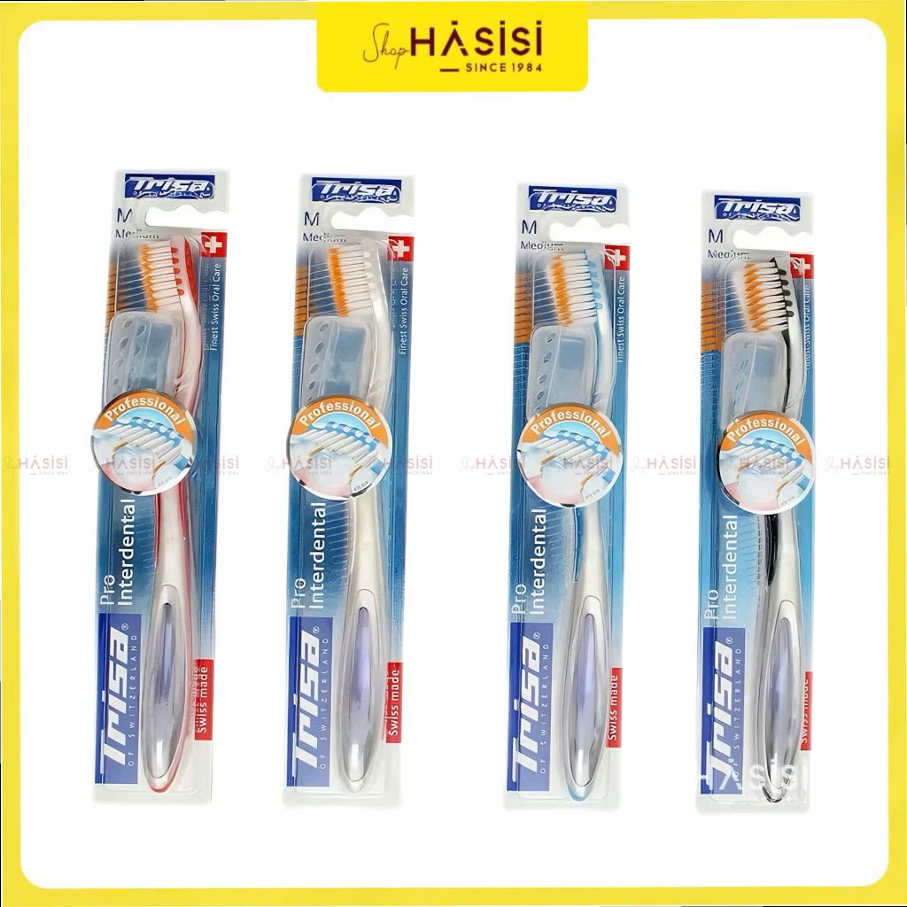 Bàn Chải Có Nắp TRISA - Pro Interdental Medium