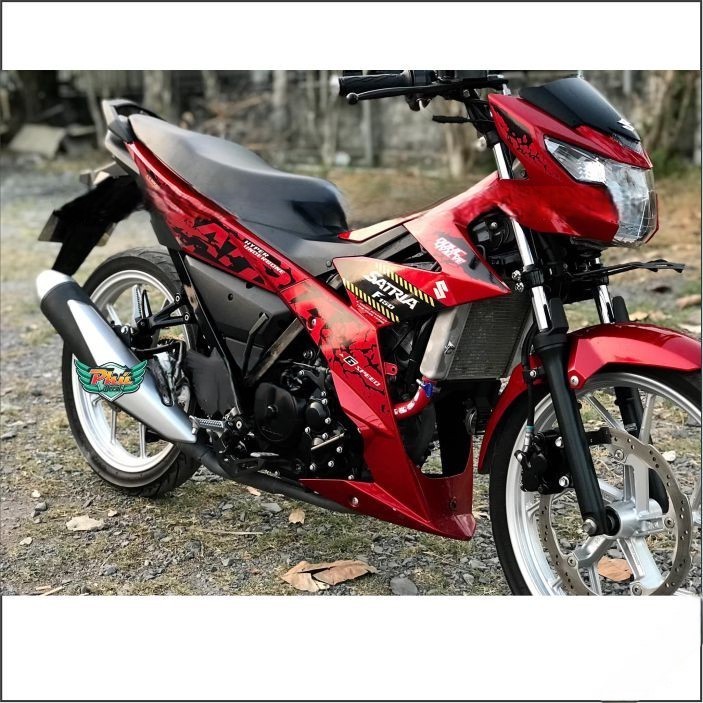 Tem rời Satria Đỏ đen Kiểng đẹp (C)