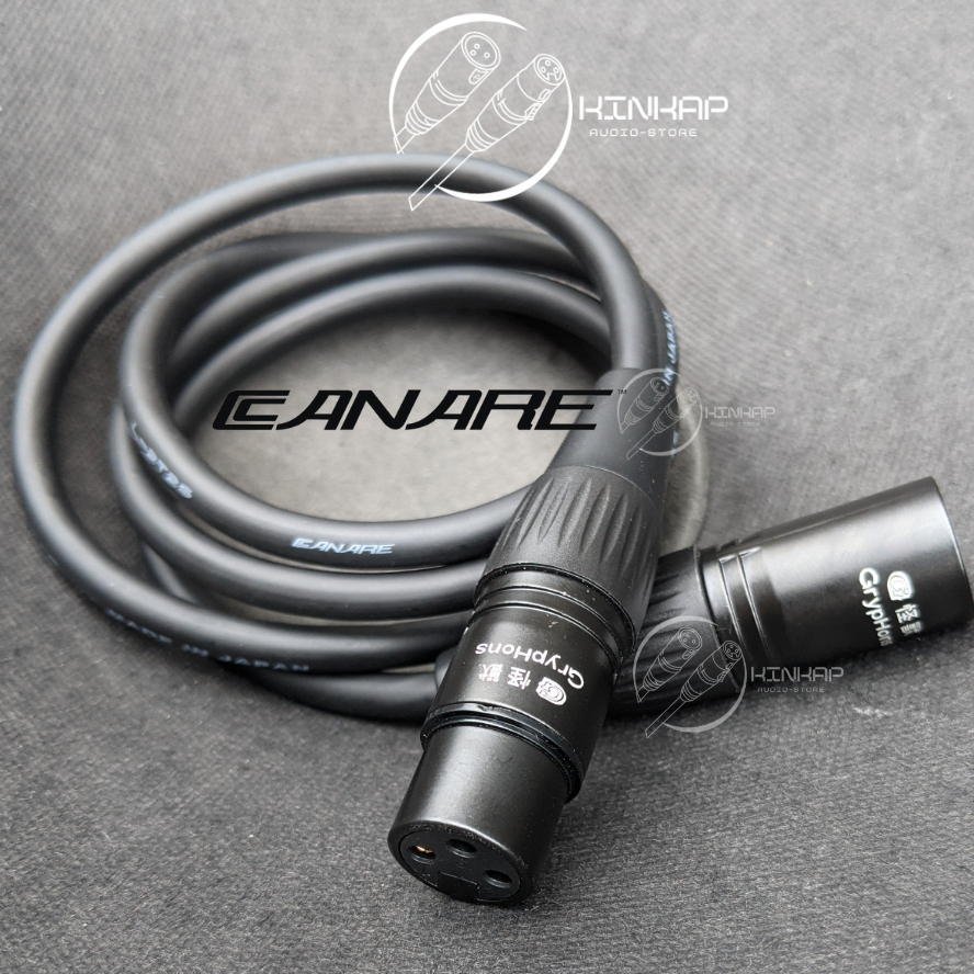 Dây âm thanh canon đực cái Canare chống nhiễu ưu việt giá 1 sợi