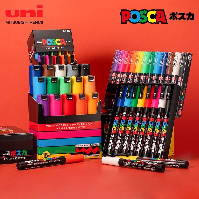 Bút vẽ Uniball POSCA Paint PC-1M-3M-5M