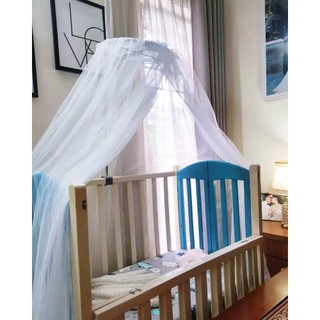 Mùng và cọc treo cũi cho bé