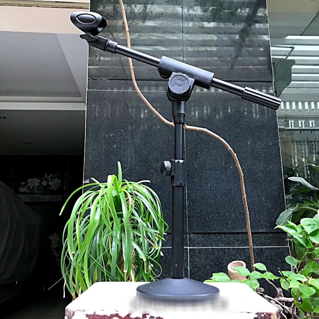 Chân micro để bàn có thanh chéo