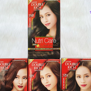 Thuốc Nhuộm Tóc Double Rich 1NB Màu Đen