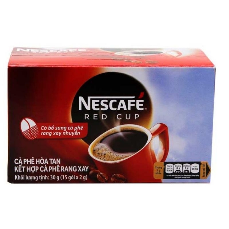 Cà Phê Nescafe Red Cup hộp 2G X 15 Gói