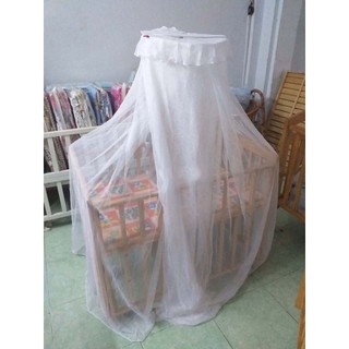 Bộ mắc mùng màu trắng cho bé