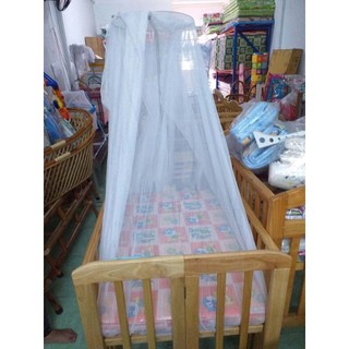 Bộ mắc mùng màu trắng cho bé