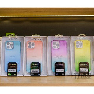 Ốp XLEVEL COLORFUL trong loang màu siêu mỏng chống ố vàng dành cho iPhone