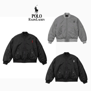 Áo Bomber  RALPH LAUREN Trần Bông 3 Lớp,Áo Khoác Bomber Thêu Ngựa Uninsex Nam Nữ DEGO