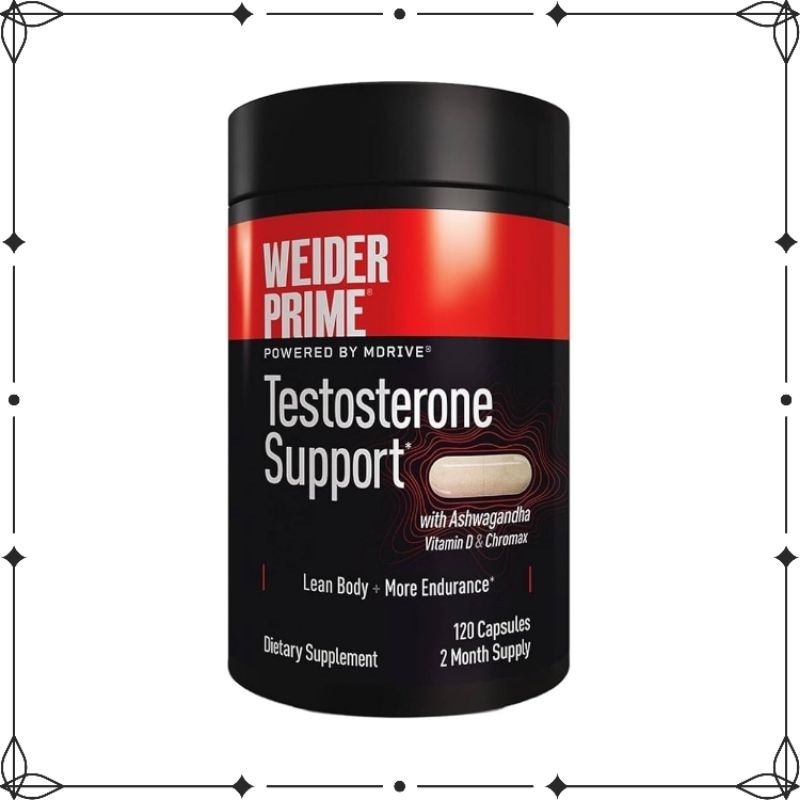 Weider Prime Testosterone Support 120 viên - DiiHangMyUc.