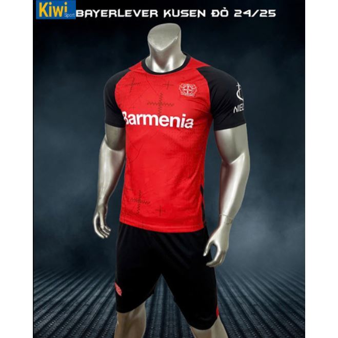 Bộ Quần Áo Bóng Đá CLB Bayer 04 Leverkusen Mẫu Mới Cực Kỳ Ấn Tượng, Thun Co Giãn Thoải Mái