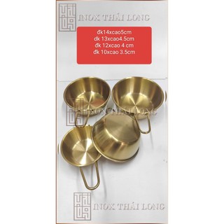 CHÉN INOX HQ CÓ TAY CẦM [Giá hủy diệt] [Có sẵn] [Ảnh thật]